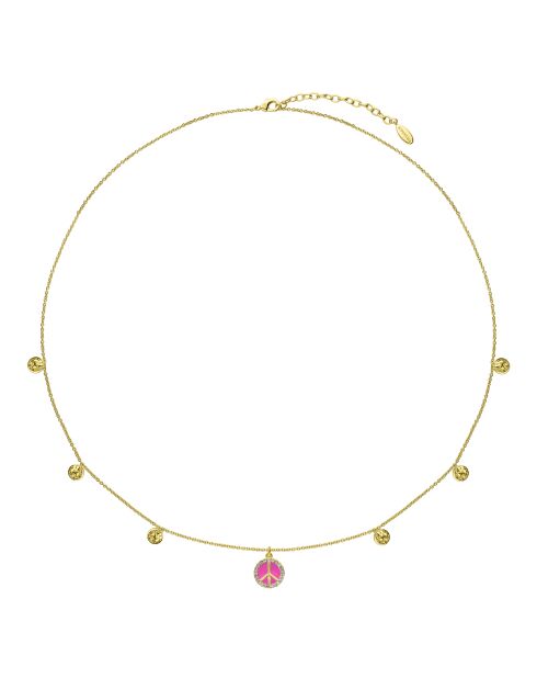 Collier peace & love Serenity rose