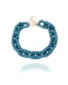 Collier maillons xxl Rhymes bleu