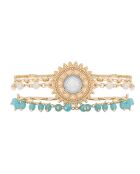 Bracelet manchette Magic turquoise