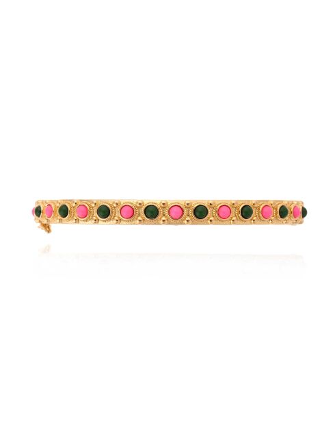 Bracelet jonc Ispa emeraude