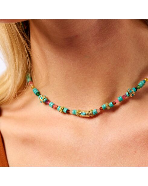 Collier de perles Galilea turquoise