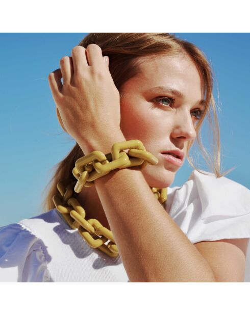 Bracelet Booba Olive jaune