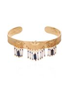Bracelet jonc avec perles Swenn bleu