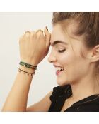 Bracelet manchette Brigand noir