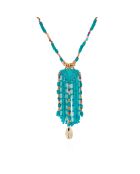 Collier pendentif perles Merange turquoise