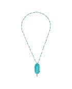 Collier pendentif perles Merange turquoise
