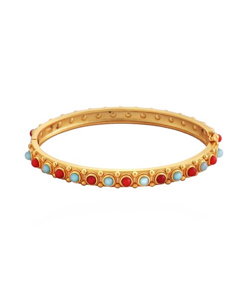 Bracelet jonc Ispa turquoise