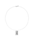 Collier chaîne avec pendentif central Messiah argenté