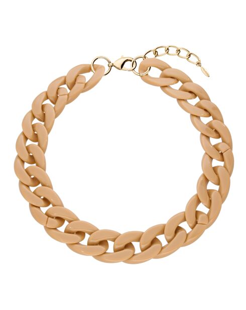 Collier xxl Jazzy Café marron