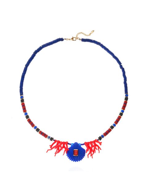 Collier Dorie indigo