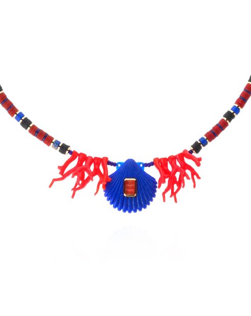 Collier Dorie indigo
