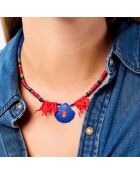 Collier Dorie indigo