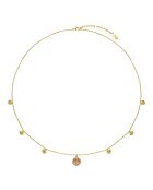 Collier peace & love Serenity doré