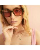 Collier peace & love Serenity doré