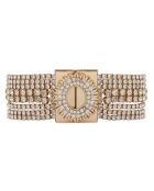 Bracelet manchette Flackes doré