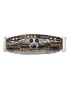 Bracelet manchette Montana argenté