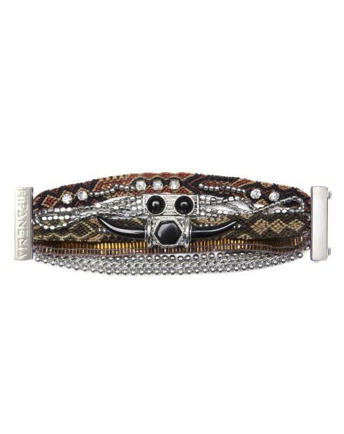 Bracelet manchette Montana argenté