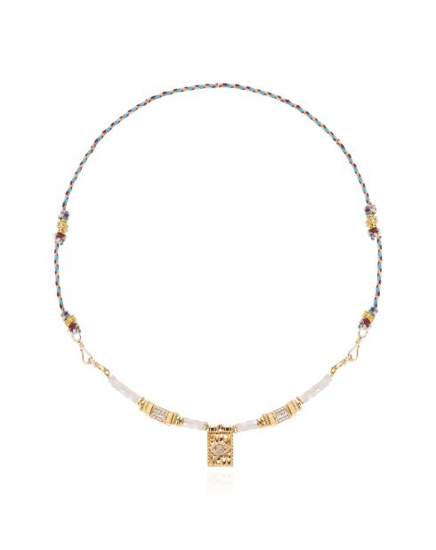 Collier Chamane blanc