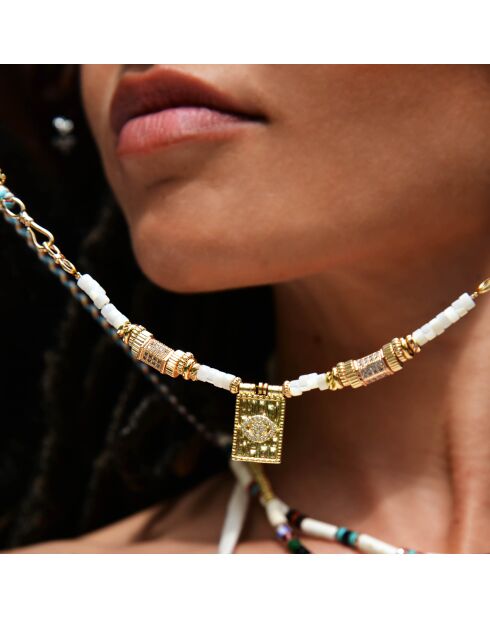 Collier Chamane blanc
