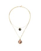 Collier Eklipse doré/noir
