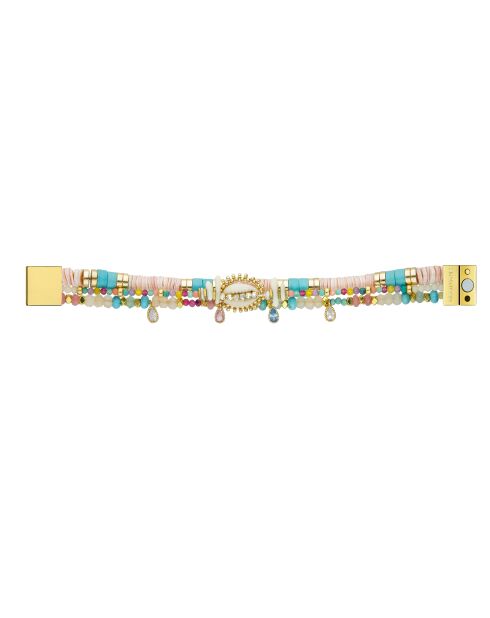 Bracelet manchette Calipso doré