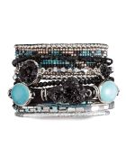 Bracelet manchette Carbone noir