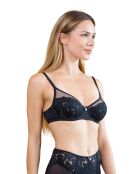 Soutien-gorge avec armatures Roselyne noir