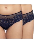 2 Shorties Asimine bleu marine