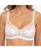Soutien-gorge triangle sans avec armatures Emma ivoire
