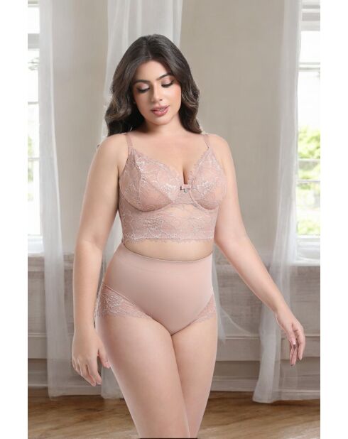 Soutien-gorge avec armatures dos nu Zoé peau