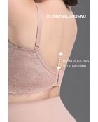 Soutien-gorge avec armatures dos nu Zoé peau