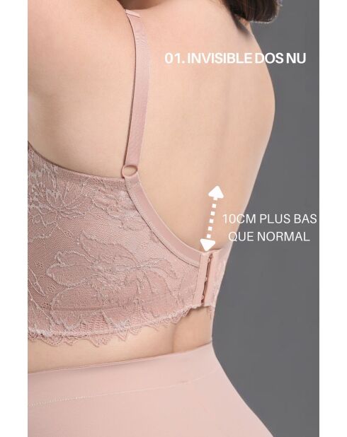 Soutien-gorge avec armatures dos nu Zoé peau