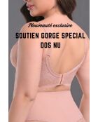 Soutien-gorge avec armatures dos nu Zoé peau