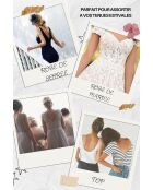 Soutien-gorge avec armatures dos nu Zoé peau