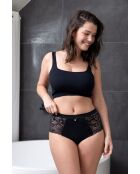 Culotte haute menstruelle Elisa noire