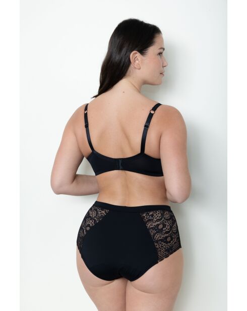 Culotte haute menstruelle Elisa noire