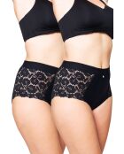 2 Culottes hautes Betty noires