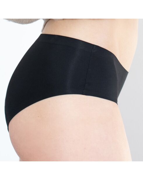 3 Shorties menstruels Micro Invisible noirs - flux moyen