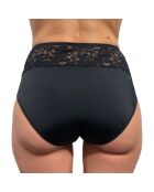 Culotte haute menstruelle Rosalie noire