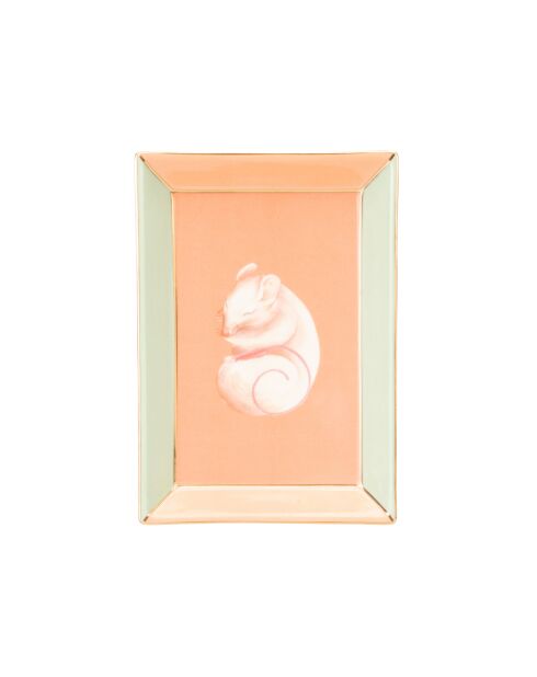Vide-poche rectangulaire Souris multicolore - 20x27,6x39,4 cm