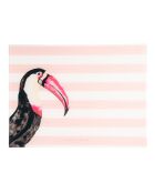 Toucan werkbladbeschermer veelkleurig - 41x1,5x31 cm