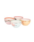 Coffret de 4 bols à céréales Animaux multicolore - 13,5x15x27 cm