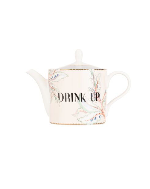 Petite théière & 2 Tasses Floral multicolore - 39,5x20,5x35,5 cm