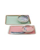 Coffret 2 sets à sushi (2 ass. + 2 bols) multicolore - 20,5x13x25 et 9,5x9,5x3 cm