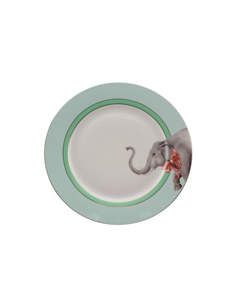 Coffret 4 assiettes Animal Magic multicolore - D.26,5cm