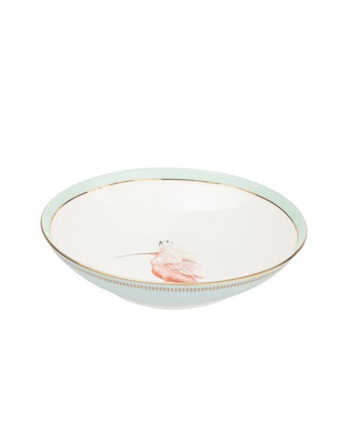 Coffret de 4 assiettes à pâtes Animaux multicolore - 9x22x22 cm