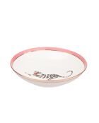 Coffret de 4 assiettes à pâtes Animaux multicolore - 9x22x22 cm