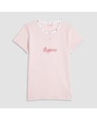Pyjama Serafino manches courtes + Short Fivaio rosa