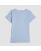 Pyjama Serafino manches courtes + Short Fivaio bleu ciel
