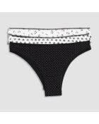 Lot de 3 Tangas Yadano femme ass 2bi-1ne